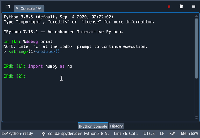 python text editor mac with debug