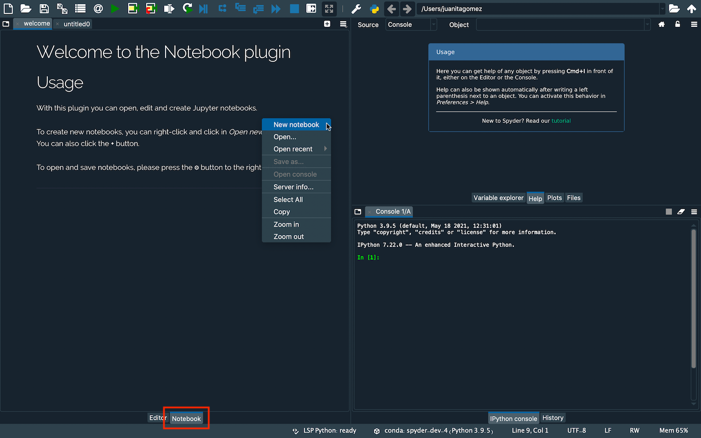 spyder-notebook-spyder-5-documentation