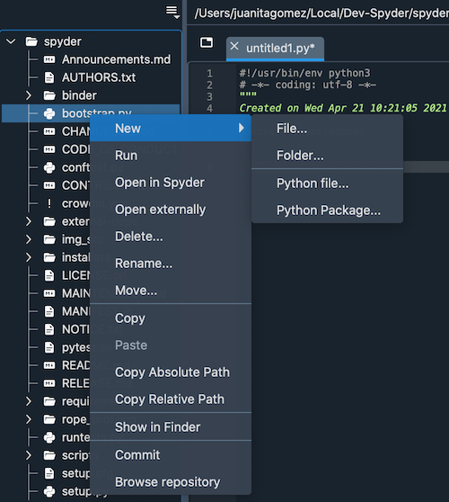 spyder convert bin files to txt